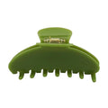 Luxury Green Claw Clip for Women | Our Large 4 Inch Hair Clip Creates Beautiful Half Ups, Secure Updos & Chic Daily Styles | Premium Acetate Claw with Secure Hold & Snag Free Teeth for Easy Styling