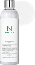 Ample:N Hyaluron Shot Toner, Korean Hydrating Face Toner, 20.3 fl oz