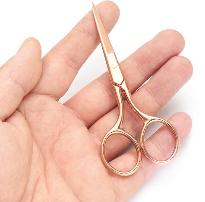 Motanar Multicolor Professional Grooming Scissors for Facial Hair Removal