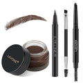 LAVONE Eyebrow Makeup Kit, Waterproof Brow Pencil,Pomade,Eyeliner-Espresso