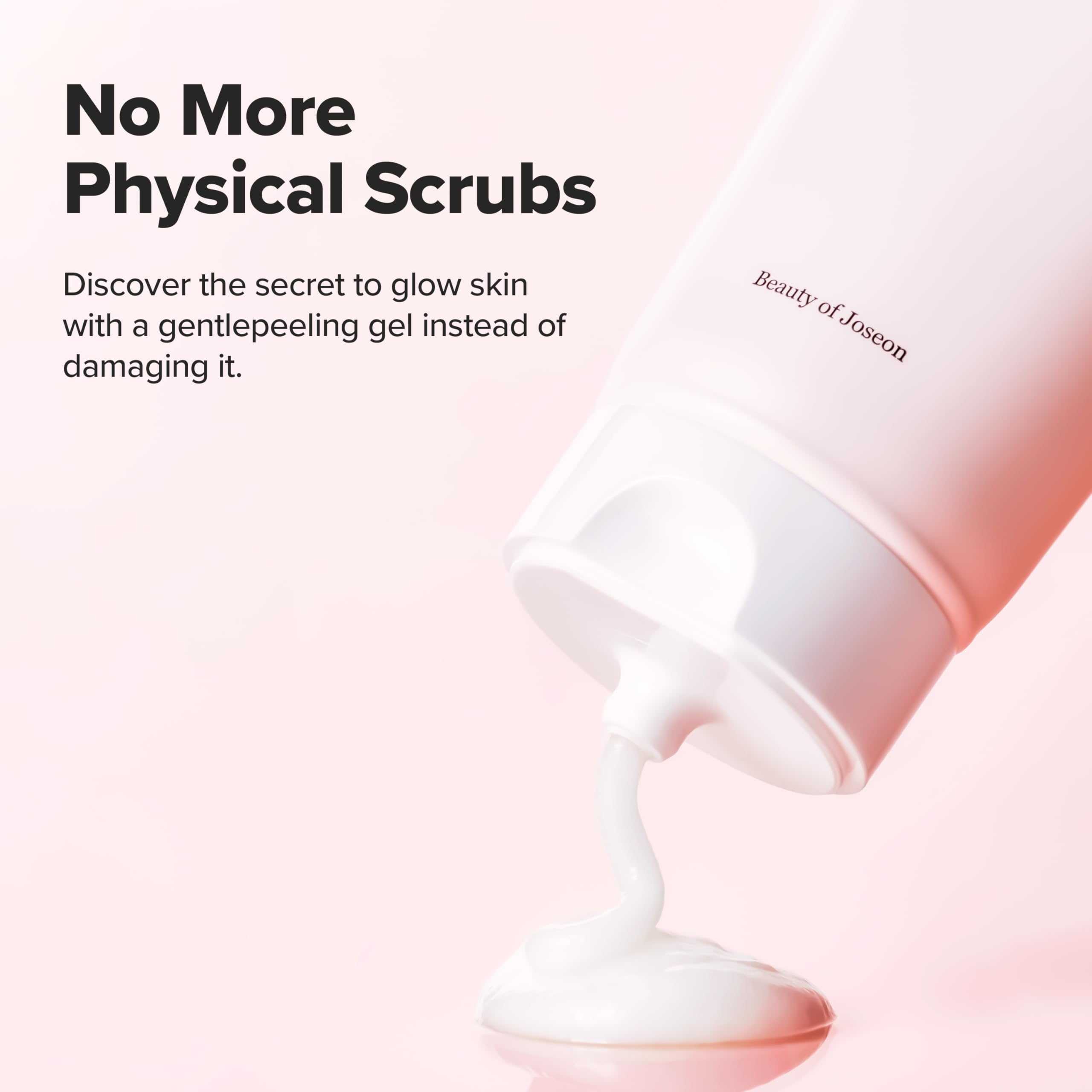 Beauty of Joseon Apricot Blossom Peeling Gel Soft Exfoliating Face and Body Scrub Dead Skin Cells Remover for All Skin Types, Korean Skincare for Men Women, 100ml, 3.38 fl.oz