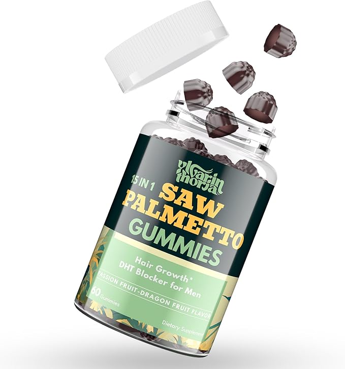 Saw Palmetto Gummies for Men – Supports Prostate Function, Urinary Flow
