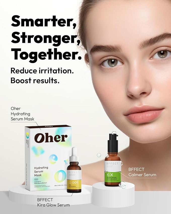 BFFECT Centella Asiatica Serum,Calmer Intense Soothing Serum with Madecassoside for Sensitive Skin, Soothe & Repair Skin Barrier, Redness Relief, Fragrance Free, 1 Fl Oz
