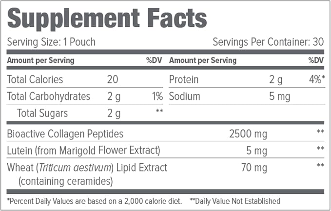 Nu Skin Beauty Focus Collagen + | 30 Pouches | Strawberry Flavored