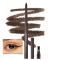 Kaely Dark Brown Gel Eyeliner Pencil, Smooth Eye Liner Waterproof Smudge Proof, Built in Sharpener, Long Lasting Eye Makeup, Vegan & Cruelty-Free, 02