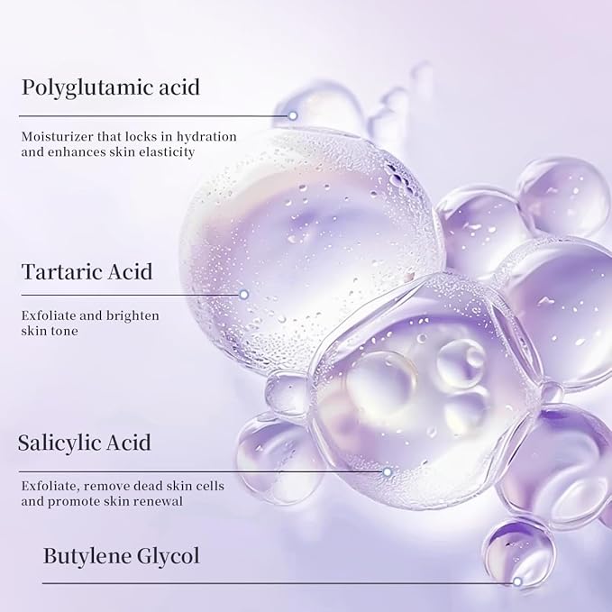 BEAUTNICE Exfoliating Gel – AHA BHA with Glycolic, Salicylic & Lactic Acid for Pores, Blackheads, Acne, Sensitive Skin, Gentle Face & Body Peel Gel Centella, 2.03 fl oz