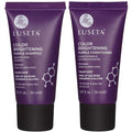 Luseta Color Brightening Purple Travel Shampoo and Conditioner Mini Kit for Blonde, Silver and Gray Hair - Brassiness Neutralizer for Highlighted and Bleached Hair, 2x1.01oz Carry on Friendly