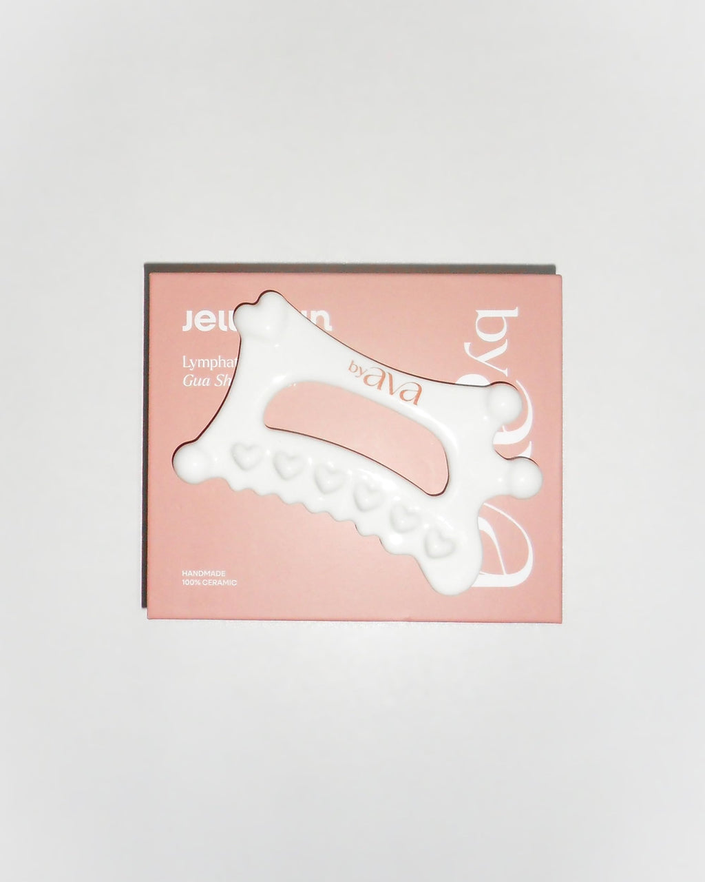 byAVA Ceramic Gua Sha Tool for Face and Body, Lymphatic Drainage Massager