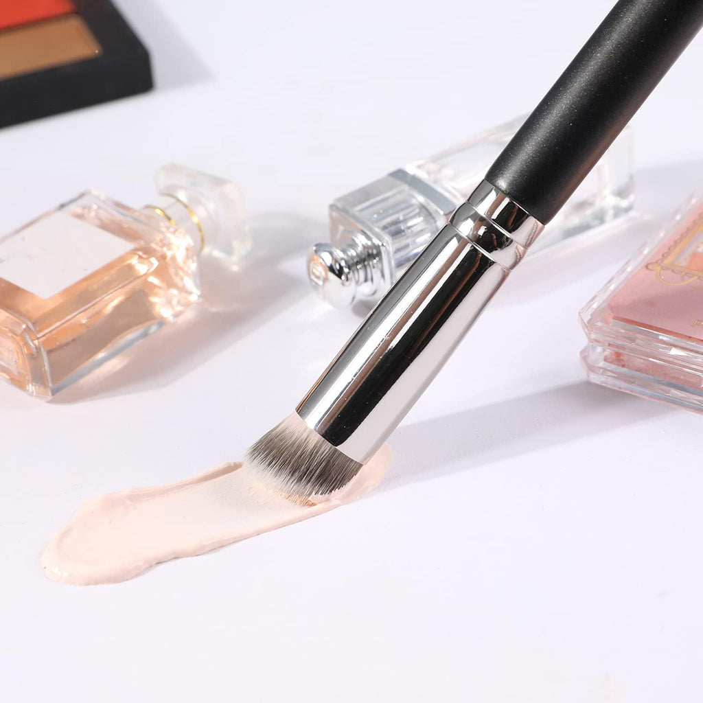 ENERGY Foundation Brushes Set Professional Under Eye Concealer Brushes Perfect For Blending Liquid Cream or Flawless Powder Cosmetics Buffing Stippling Concealer Premium Synthetic Bristles