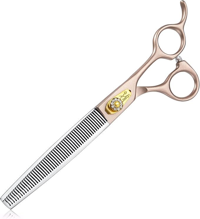 JASON Dog Grooming Thinning Scissors - 7.5" Blender Shears 54 Teeth