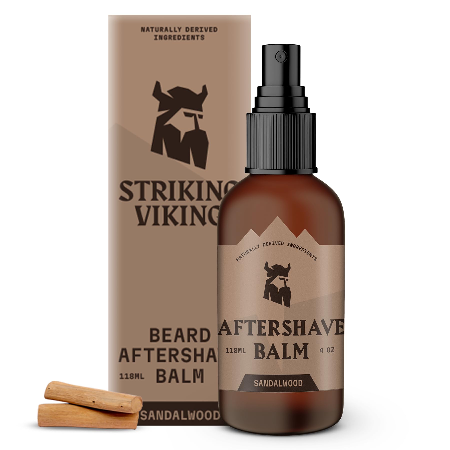Striking Viking Aftershave Balm - 4 Fl Oz, Sandalwood Scent