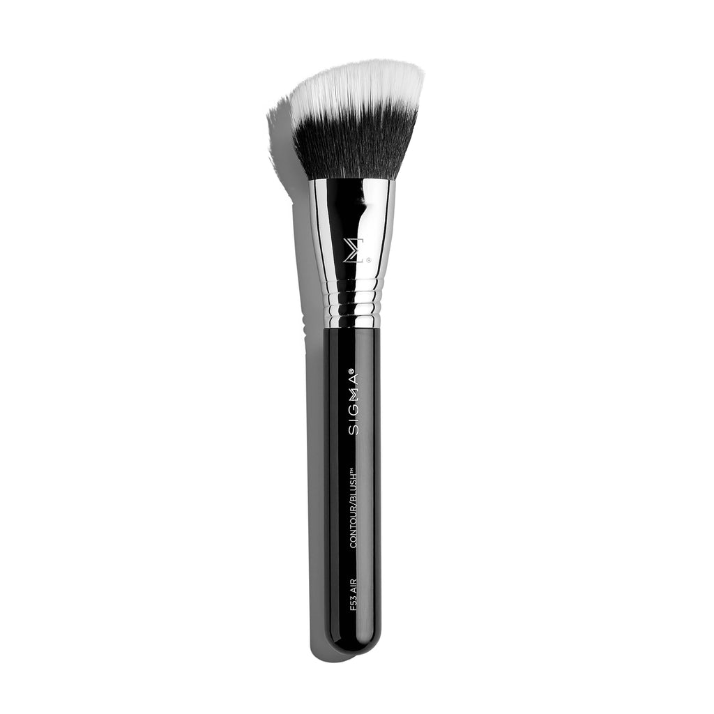 Sigma Beauty F53 Air Contour/Blush™ Brush, Soft Angled Bronzer Makeup Brush