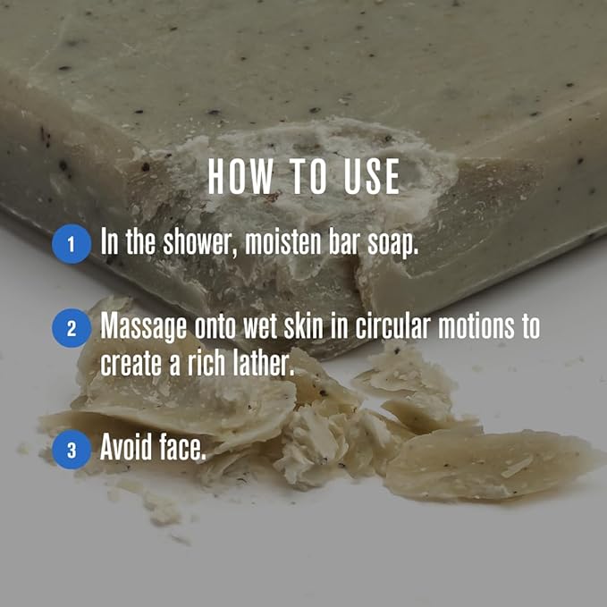 Baxter of California Exfoliating Body Bar Soap, 7 oz