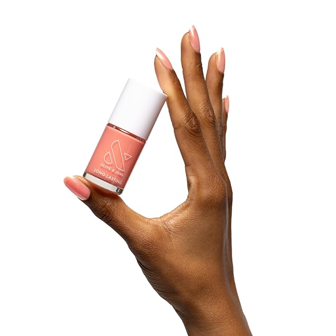 Olive & June Long Lasting Nail Polish, Papaya Gloss Coral