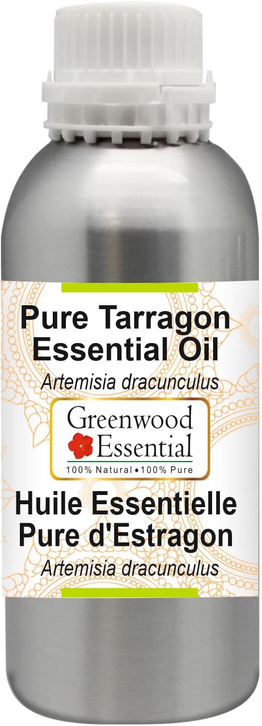 Greenwood Essential Pure Tarragon Essential Oil (Artemisia Dracunculus) Steam Distilled 300ml (10 oz)