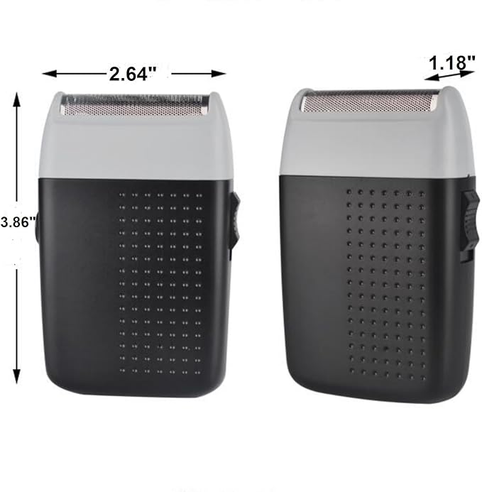 VSTSERIES Corded Electric Foil Shaver,Professional Close Shave Razor,Bald Head Shavers for Men,Barber Shop Fade Style Clipper,Face Stubble Beard Smooth Trimmer,12v Powerful Motor,Only Corded Use