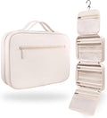VANDEL Waterproof Hanging Toiletry Bag [TSA-Approved] Hanging Makeup Organizer Bag, Cosmetic Travel Bags for Women, Makeup Case Toiletries Organizer Hygiene Bathroom Shower Caddy - Sand
