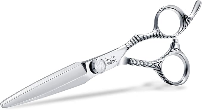 JASON Hair Cutting Scissors Shears - 6" Professional Barber Shear Haircut