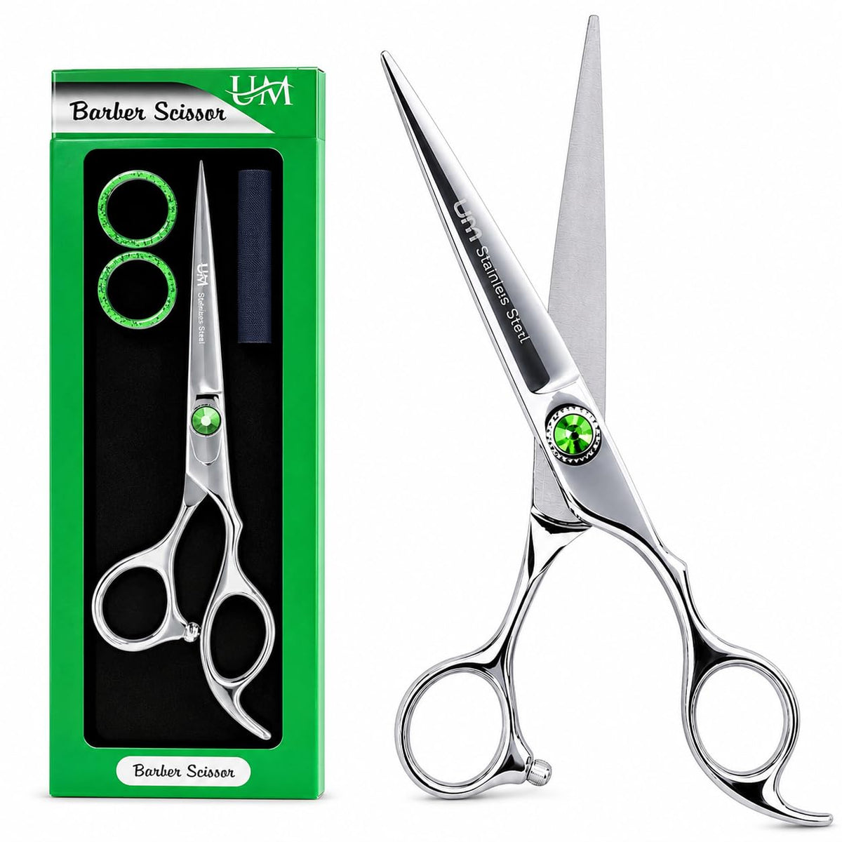 UM Supplies Scissors 6.5 | Premium Barber Shears For Hair Cutting | Multiple Purpose Cutting Scissors | Haircut Scissors For Salon I Women | Mens | kids I Pets