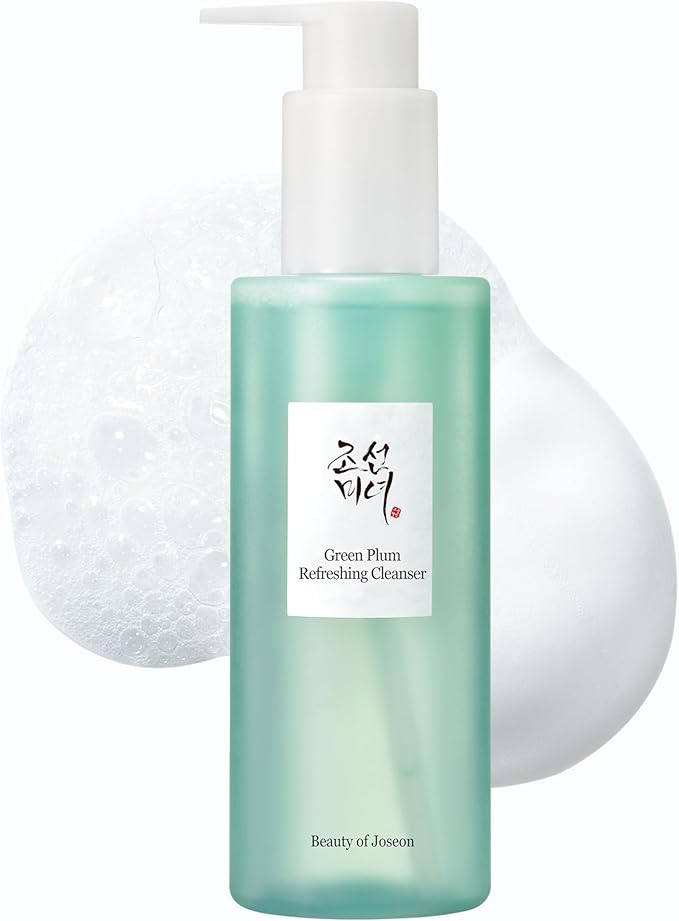 Beauty of Joseon Green Plum Refreshing Cleanser Gel Type Deep Pore Cleansing, Face Cleansers for All Skin Types, Korean Skincare 100ml