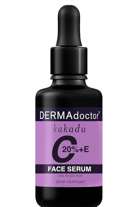DERMAdoctor Kakadu C, Daily Vitamin C Brightening Kit, Anti-aging skincare for dry, dull skin