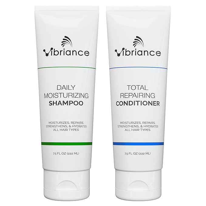 Vibriance Daily Moisturizing Shampoo and Total Repairing Conditioner Set