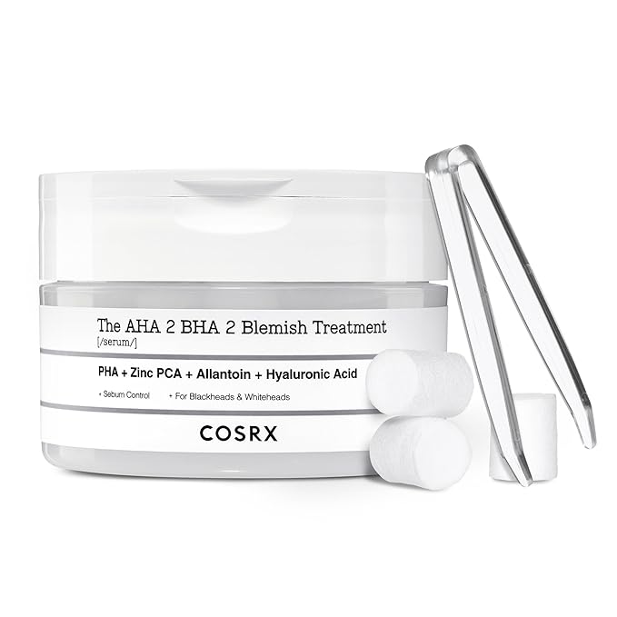COSRX AHA 2% BHA 2% Blemish Treatment Serum, Quick & Easy Spot Care (50g)