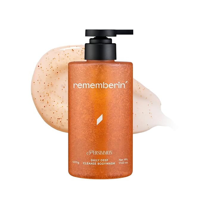 Rememberin Persimmon Body Wash for Aging & Nonenal Odor (17.6 oz / 500g)