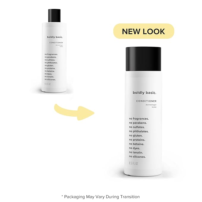 Boldly Basic Fragrance Free Conditioner - Unscented - Dermatologist Tested