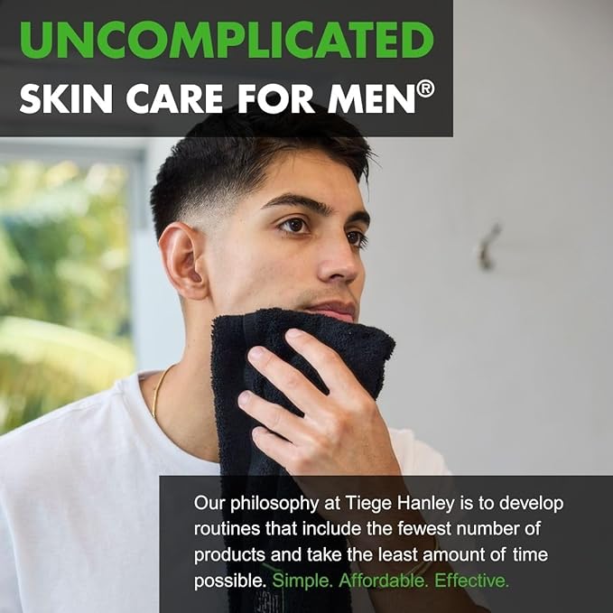 Tiege Hanley Essential Men's Skin Care Set, 30-Day, 4 Piece Kit