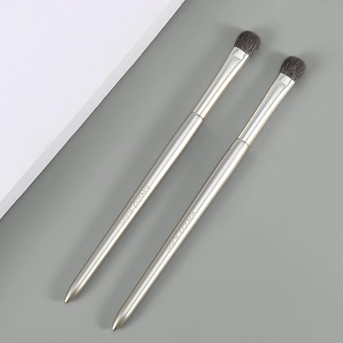 ENZO KEN Natural Goat Hair Eye Shadow Brush, Large Smudge Eyeshadow Brush, Shader Eye Shadow Brushes, Eye Shader Brush, Single Eyeshadow Brushes, Eyeshadow Blending Brush, Single Makeup Brushes. E203L