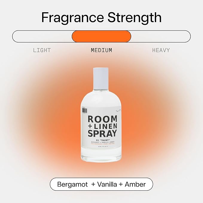 DedCool, Room + Linen Spray, 01 Taunt, Essential Oil Infused, 3 fl oz