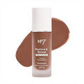 No7 Restore & Renew Multi Action Serum Foundation - Cedar - Liquid Foundation Makeup with Vitamin C, Vitamin E & Collagen for Face - Beauty Skin Serum Formula with Medium Coverage (30ml)