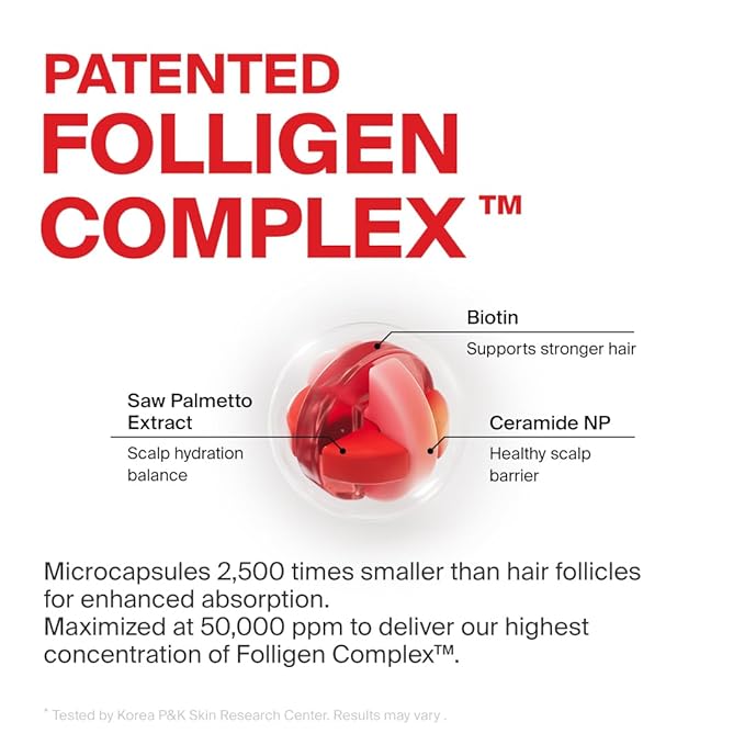 Dr.FORHAIR Folligen Tonic 4.06 fl oz | Scalp Serum for Hair Care | Scalp Care and Nourishment | Revitalizing Tonic for Healthy Scalp & Hair Thickening