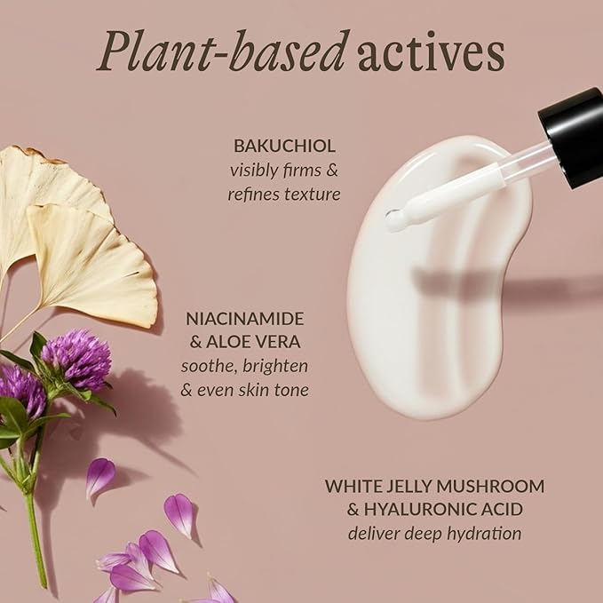 Bio Retinol Alternative Bakuchiol Serum - Smooths Skin & Reduces Fine Lines