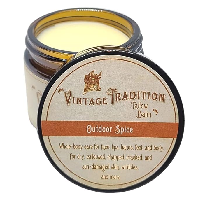 Vintage Tradition Spice Oils Grass-Fed Tallow Balm | All-Purpose 2 oz