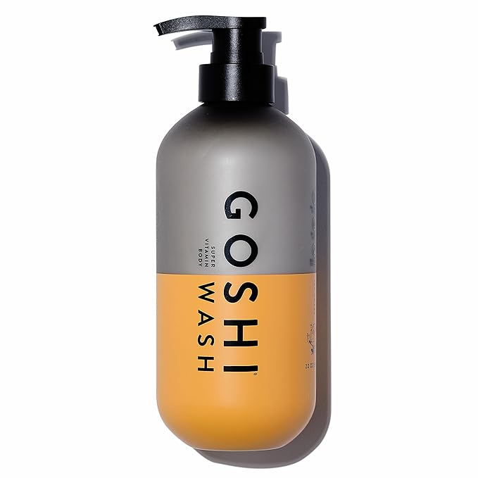GOSHI Super Vitamin Body Wash - pH-Balanced Exfoliating, 20 oz
