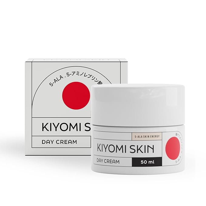 Kiyomi Skin Day Cream with 5-ALA, Hyaluronic Acid & Squalane, 1.7 Fl Oz