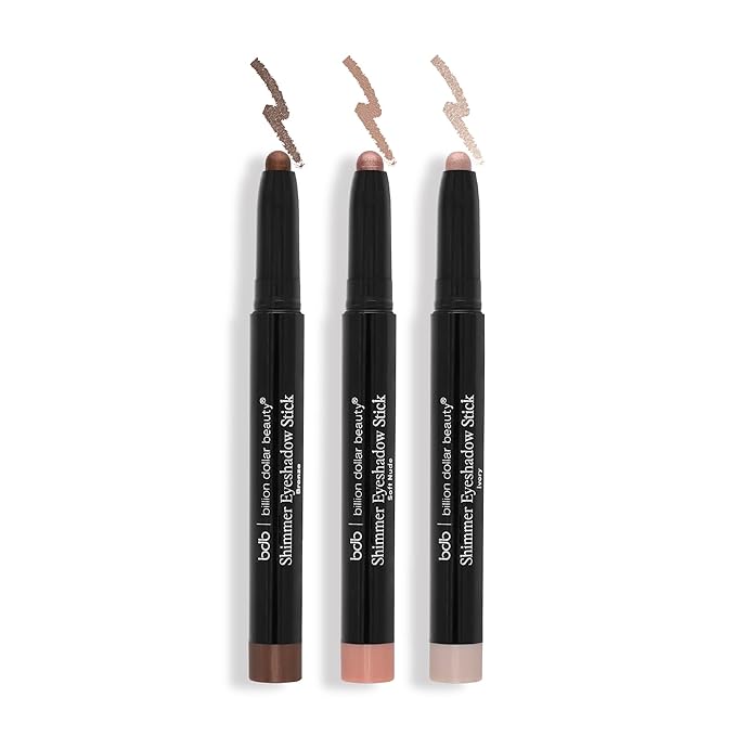 Billion Dollar Beauty Shimmer Eyeshadow Stick Trio Cream Shadow Set