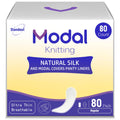 MODAL Silk-Ultra Thin Winged Panty Liners for Women, 80 Count