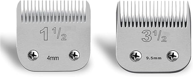 Replacement Ceramic Blades Set,Compatible with Andis,Oster 76,Wahl KM10