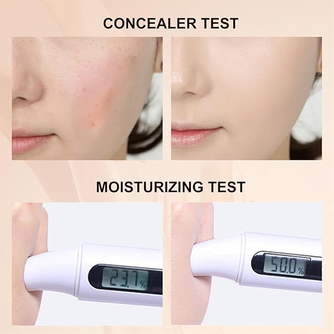 CC Cream for Older Women, Self Adjusting for Mature Skin Reducing Face Makeup for a Glowing Complexion, Moisturizing Concealer Brighten (Nude, 3.21 Ounce (Pack of 1))