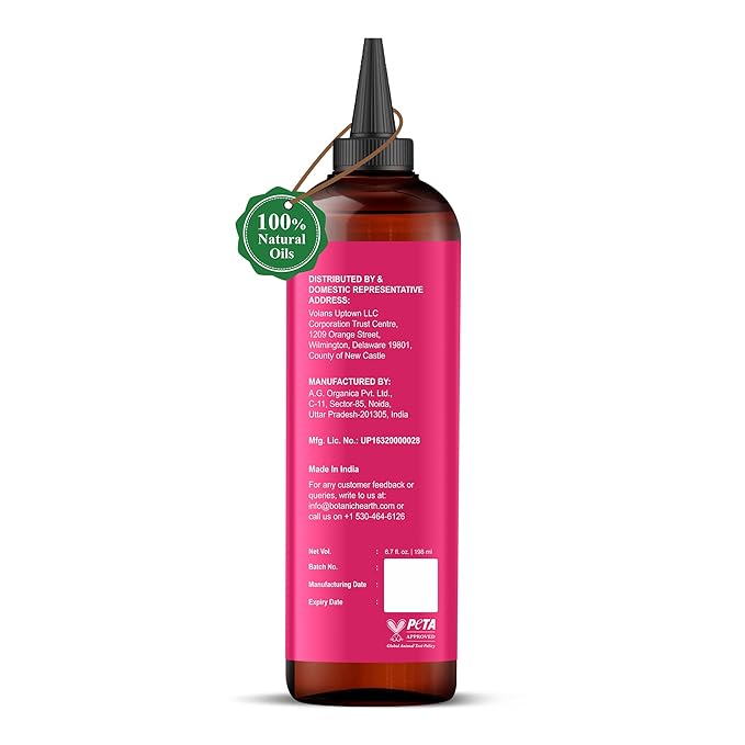 Botanic Hearth 100% Pure Hibiscus Silk Protein Oil For Hair Growth 6.7 Floz