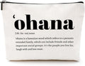 CQM Ohana Definition Hawaiian Gifts Makeup Bag Hawaii Cosmetic Bag
