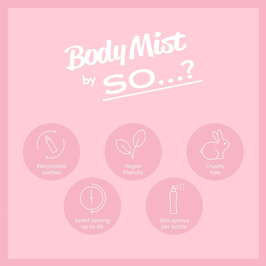Vanilla Milkshake Body Mist by So...? - Vanilla Perfume with Peach, Plum, Rose Notes - Ideal Gifts for Women - Long-Lasting Perfume for Women - 3.5 oz