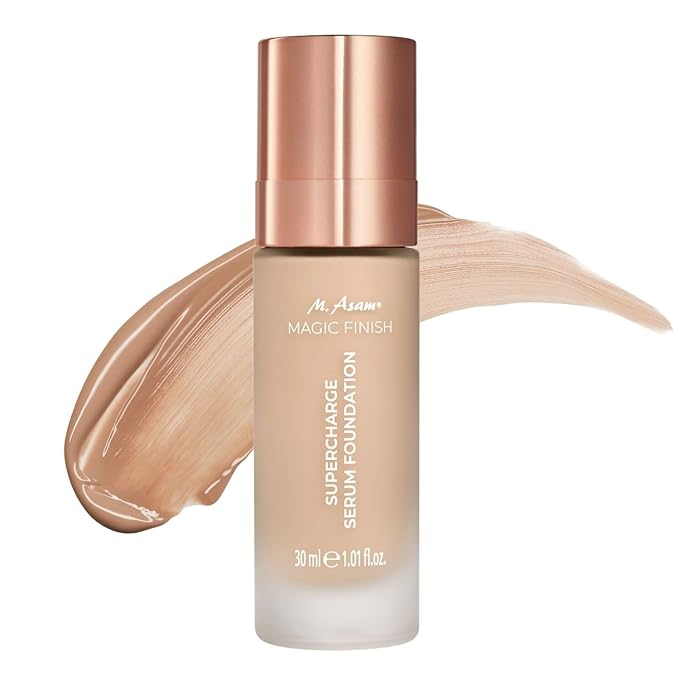 M. Asam Magic Finish Supercharge Serum Foundation Creamy Nude (1.01 Fl Oz)