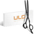 ULG Seamless Thinning Shears – Professional Stainless Steel, Teflon Coated, 32-Teeth Texturizing Scissors, Precision Serrated Blades for Natural Thinning and Layering, Ideal for Stylists and Barbers