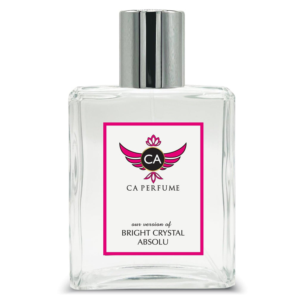 CA Perfume Impression of Bright Crystal Absolu for Women Eau De Parfum Floral Fruity Scent Long Lasting Perfumes for Women Signature Scent for Day and Night Wear 3.4 Fl Oz 100ml