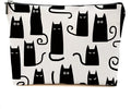 DHKG Cat Makeup Bag Cat Gifts Cosmetic Bag Cat Lover Gifts for Women Girls Friends Colleague Cat Themed Gifts Cat Stuff Travel Organizer Zipper Pouch Graduation Birthday Friendship Gifts