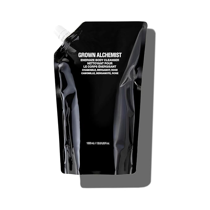 Grown Alchemist Energize Body Cleanser. Chamomile, Bergamot & Rose Body Cleanser. Gentle Body Wash. Hydrates & Cleanses Skin (500 ml)